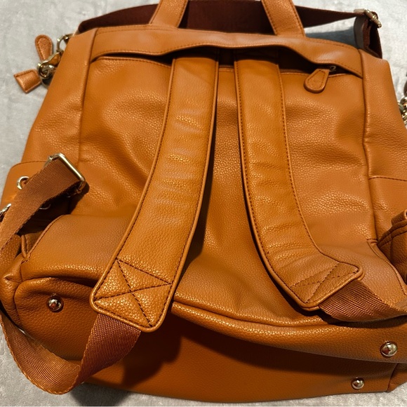 Lily Jade Caroline Diaper Bag Set GUC Brown - Picture 8 of 13